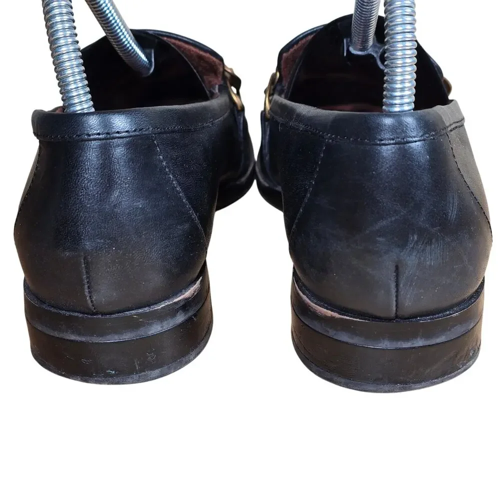 Vionic Women's Mizelle Black Leather Arch Support Loafers Shoes 206 Size 7